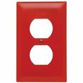 Pass & Seymour P&S TP8-RED TRADEMASTER WALL PLATE TP8RED